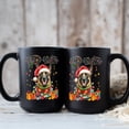 thumbnail image 3 of Merry Christmas Santa Belgian Malinois Scarf Twinkling Lights Xmas Holiday Mug Sheepdog Dog Lover Gifts Coffee Tea Cup - 00022, 3 of 4