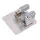 thumbnail image 5 of Soporte para trapeador sin ganchos Instalación sin agujeros Ajuste automático Colgador de trapeador de montaje en pared de acero inoxidable plateado compacto, 5 of 10