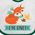 thumbnail image 4 of Inktastic 1st Birthday Woodland Fox 1 Year Old Boys or Girls Baby Bib, 4 of 4