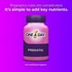 thumbnail image 2 of Suplemento multivitamínico prenatal 1 para mujer, una vez al día, 90 unidades, 2 of 7