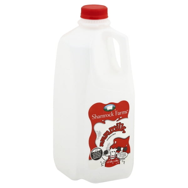 Shamrock Farms Whole Milk 0 5 Gal Walmart Walmart