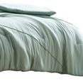 thumbnail image 4 of Veria 4 Piece Queen Comforter Set with Leaf Vein Stitching The Urban Port, Green- Saltoro Sherpi, 4 of 6