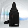 thumbnail image 1 of TIMIFIS Strap Bag Crossbody Backpack Men Ladies Strap Backpack Hiking Backpack Multipurpose Messenger Chest Bag -, 1 of 7
