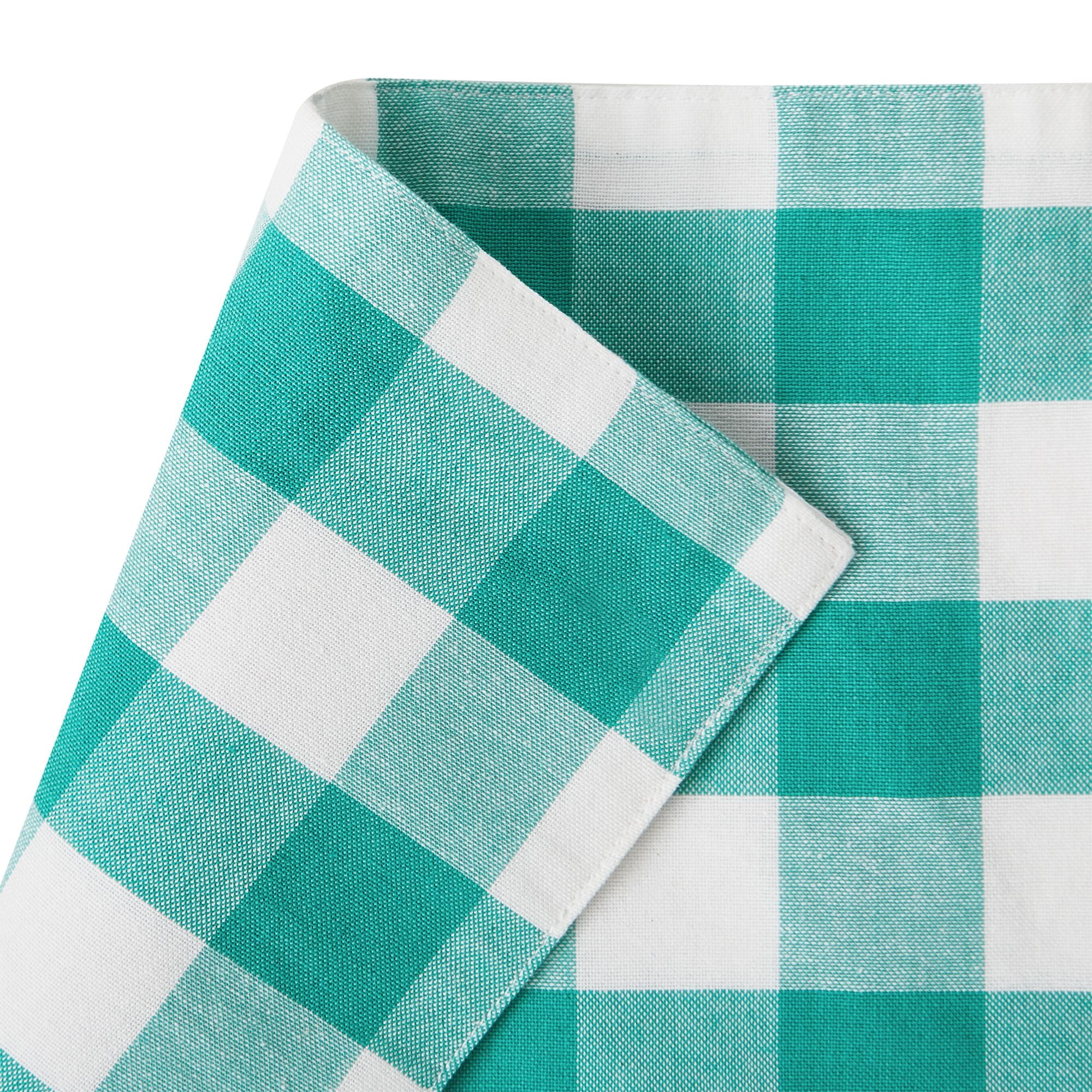 The Pioneer Woman Charming Check Table Runner, Teal, 14"W x 90"L