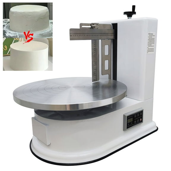 4-16Inch Automatic Cake Cream Spreading Coating Smearing Machine Electric Cake Smoothing Machine