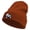 Red, variant on Panda Embroidered 12 Inch Long Knitted Beanie - Birch OSFM