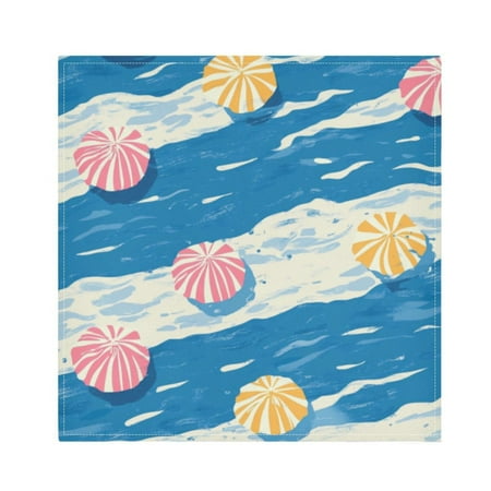 

Napkin Satin Napkin 20*20Inchx1 Kitchen Towel Dinner Plate Towel Decorative Towel Napkin Tea Towel Suitable For Kitchen Table Cute Beach Umbrella