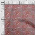 thumbnail image 2 of oneOone Rayon Dusty Rose Fabric Autumn Leaves Sewing Material Print Fabric By The Yard 56 Inch Wide, 2 of 4