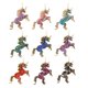 thumbnail image 1 of Adornos de caballos para el árbol de Navidad Adorno colgante de caballo de acrílico 2D con brillantes Regalo para mujeres, niñas y amantes de los caballos, 1 of 7