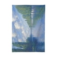 thumbnail image 6 of Yayeee Tablecloths for Rectangular Tables 54 x 54 inch Party Table Cover, Blue Sky and River, 6 of 6