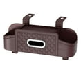 thumbnail image 3 of Caja de almacenamiento para respaldo de asiento Organizador para respaldo de asiento de automóvil Organizador universal para colgar con 2 caqui, 3 of 9