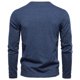 thumbnail image 5 of pstuiky manga larga para hombre, Camiseta básica de cuello en V con botones y manga larga de color liso para hombre Tops de hombre xl, 5 of 5