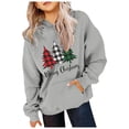 thumbnail image 2 of YUELONGHU Big Boys Sweatshirts & Hoodies 4-5 Years White Hoodie Kids Large Christmas Tree Printed Warm Hoodie for Children Christmas Kids Pullover Hoodie, 2 of 3
