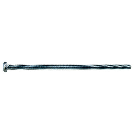

#8-32 x 4 Zinc Phillips Pan Head Machine Screws (50 pcs.)