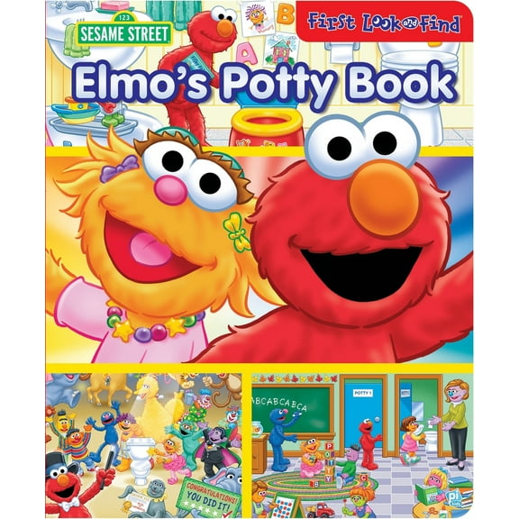 Pre-Owned Sesame Street: Elmo's Potty Book First Look and Find (Hardcover) by Pi Kids