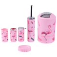 thumbnail image 1 of Juego de accesorios de baño de lujo de 6 piezas Juego de baño Almacenamiento de baño ( de jabón, portacepillos de , vaso, jabonera, Baoblaze Dispensador de encimera de baño, 1 of 8