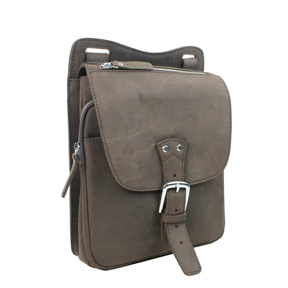 Vagarant Traveler 12.5" Cowhide Leather Satchel Bag LS01.DS