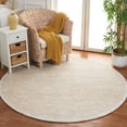 thumbnail image 2 of SAFAVIEH Precious Charla Quatrefoil Area Rug, Gold/Ivory, 6' x 6' Round, 2 of 7