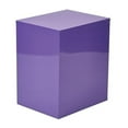 thumbnail image 4 of Scranton & Co 22" Modern Metal Pencil Box Storage File Cabinet in Purple, 4 of 8