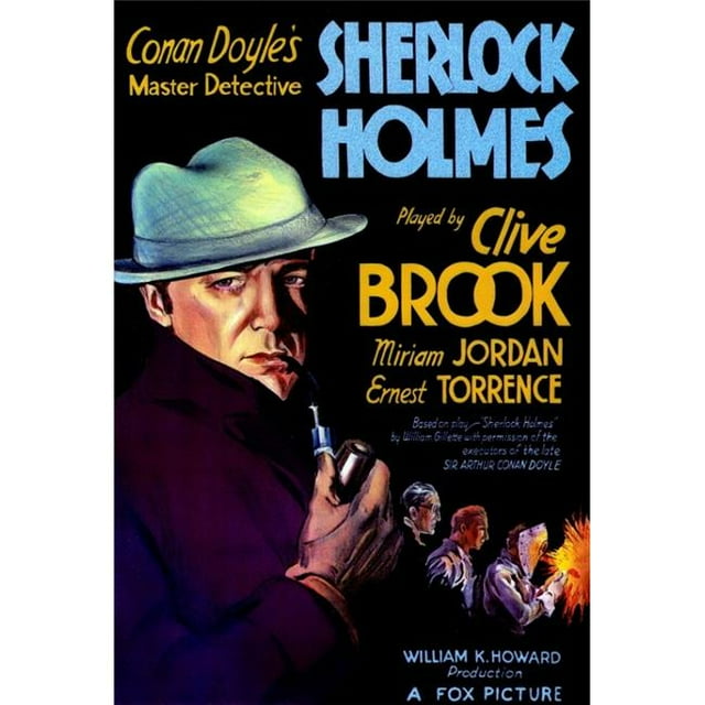 Posterazzi MOVCF1835 Sherlock Holmes Affiche de Film - 27 x 40 Po.