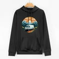thumbnail image 2 of JEUXUS Funny Graphic Shirts for Women Road Trip Printed Summer T-Shirts Nature Novelty Loose Vacation  Long-sleeved Hoodie, 2 of 4