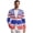 Patriotic Stars Stripes, variant on HELLHERO Geometric Mix Design Polyester Men's Suit Jacket with Lightweight, Single- Unlined Long Sleeve Men's Blazer Jacket for Casual