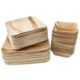 thumbnail image 3 of Ecodinnerware Variety Pack Disposable Palm Leaf Plates and Bowls, 75-pack, 3 of 3