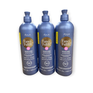 Roux Fanci-Full Rinse, 16 Hidden Honey, 15.2 Fl Oz Pack of 3