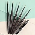 thumbnail image 3 of Kolinsky Nail Brush with Sandalwood Handle for Acrylic and UV Gel Painting Crystal Manicure Tool G-B546, 3 of 5