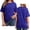Blue, variant on Graphic Tees for Women Custom Photo Solid Color Tee for Women DIY Personalization Everyday Casual Wear for Stylish Summer Orange XXL