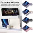 thumbnail image 4 of for Motorola Razr Plus 2023 Case with Hand Strap, Premium PU Leather Moto Razr+ Case for Women Girls, Shockproof Protective Slim Case for Motorola Razr Plus 2023, White, 4 of 13