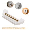 thumbnail image 3 of Luxshiny 8Pcs Wire Grounding Block White Plastic Copper For Power Loss Reduction In Electric Box, 3 of 8