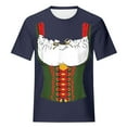 thumbnail image 4 of Pompotops Blouse Décontractée Mode Femme Imprimé Oktoberfest Col Rond T-Shirt Blouse Imprimée Tee Liquidation, 4 of 5