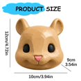 thumbnail image 3 of Funny Squirrel‑Head Hanging Bird Feeder, Animal Face Shaped Outdoor Garden Hanging Feeder, Decorative Backyard Bird Feeding Station for Wild Birds, 3 of 5