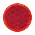 thumbnail image 1 of Peterson Réflecteur Mfg. V475R Montage Rapide; Lentille Rouge; Rond 3-3/16 Pouces; Sans Boîtier; Support Adhésif, 1 of 2