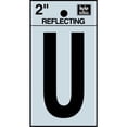 thumbnail image 3 of Hy-Ko Products 79315 2 in. Reflective Vinyl Letter U, 3 of 5