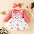 thumbnail image 3 of JSCDRPDWL Christmas Dress Baby Girl Girls 3t Outfits Christmas Toddler Girl Outfit Cozy Gifts 12 Year-old Girl Gifts Clothes for Kids Western Baby, Red 6-9 Months, 3 of 8
