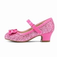 thumbnail image 3 of Kushyshoo Light Pink Girls Dress Shoes Mary Jane 1.5in Low Heel Pumps Wedding Party Princess 12M, 3 of 4