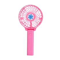 Qocolhg Portable Handheld Fan Rechargeable, High Speeds Strong Wind Mini USB Personal Fan Ventilator with Large Capacity Battery, Folding Small Fan for Girls Women Kids Travel, Green, Clearance