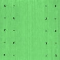 thumbnail image 1 of Ahgly Company Indoor Square Solid Emerald Green Modern Area Rugs, 6' Square, 1 of 4