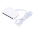 thumbnail image 1 of Conector de unión para armario, herramienta de gestión de cables, caja divisora de 6 puertos para luces LED para armario, 1 of 8