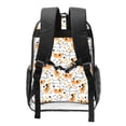 thumbnail image 2 of Easygdp Cute Dog Clear Backpack, Transparent Bookbag for School for Women Men, Capacity Clear Bag for College, Travel, 2 of 7