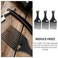 thumbnail image 3 of PTOOTP 3-Pack Wide Tooth Hair Combs Black Plastic Detangling Combs for Travel, Frizz Control, Styling and Hair Care, 3 of 8