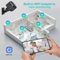 thumbnail image 3 of WiFi Monitoring Camera Motion Detection,Built-in Battery 960mAh Long Standby Baby Camera Pet Monitoring Camera A, 3 of 5