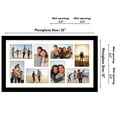 thumbnail image 5 of Americanflat 12x22 Collage Picture Frame with Shatter-Resistant Glass Fits Eight 4x6 Photos Signature - Black, 5 of 8