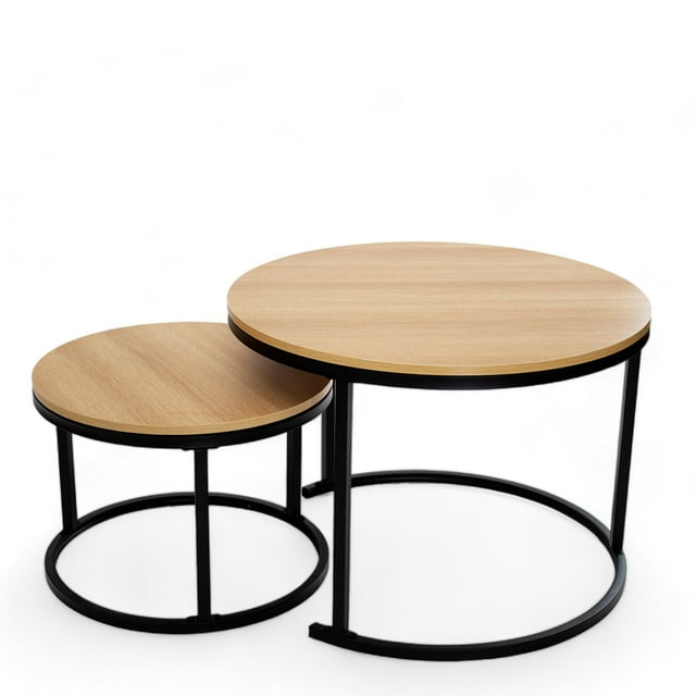 Juego de Mesas Ilios Innova Redondas Maple