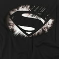 thumbnail image 2 of Man of Steel T-Shirt Mos Shield Fracture Unisex Graphic Tee For Men & Women, 2 of 7