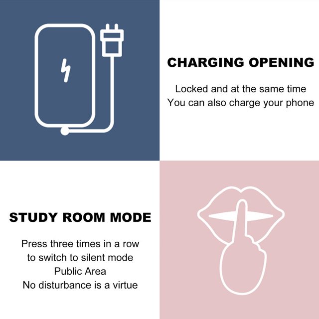 Mobile Phone Box Universal Timing Lock Boxes Self-discipline Timing Phone Case Students Phone Clocks Shell