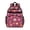 Mushroom and Dotted, variant on Mushroom and Character White Pattern Backpack for School, Cute School Bag with Adjustable Shoulder Straps and Padded Back, 15.25"x11.5"x5.25"