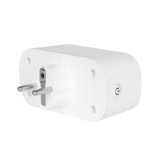 Dual Mini Smart Socket 16A Control remoto con temporizador Funciona con Alexa / Google Home Enchufe de la UE Ndcxsfigh Para estrenar